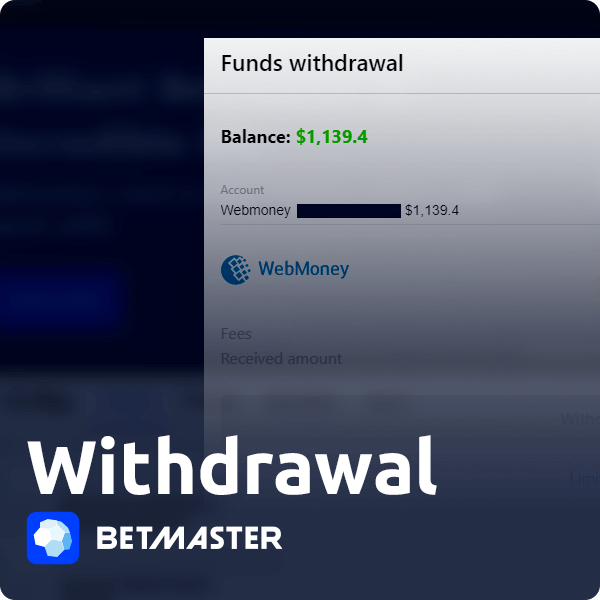 Betmaster Money Withdraw