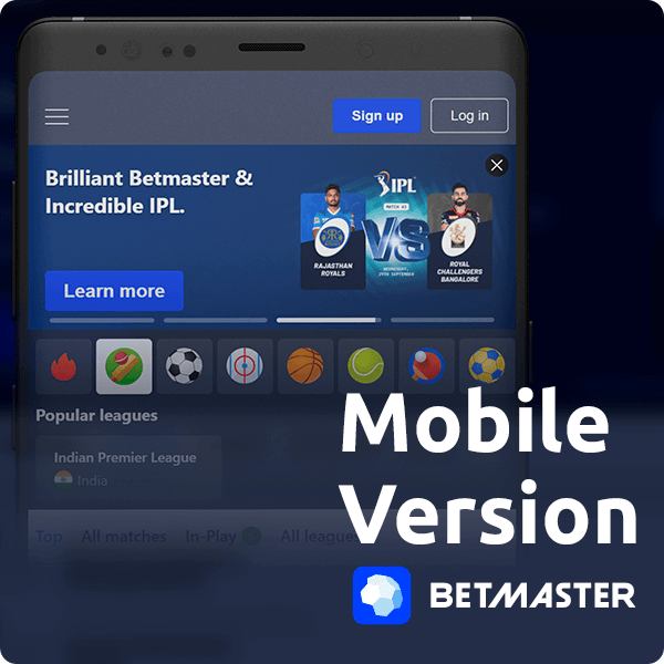 Betmaster Mobile Version