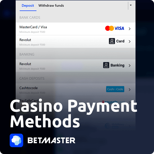 Casino Payment Methods