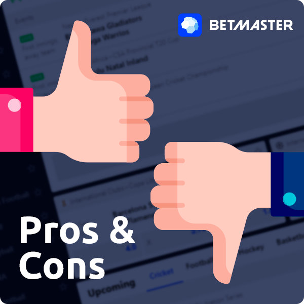 Betmaster Pros and Cons