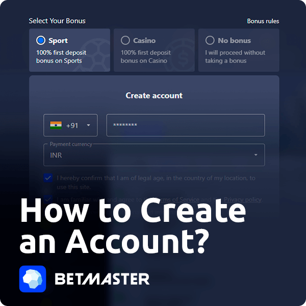 How to create an account?