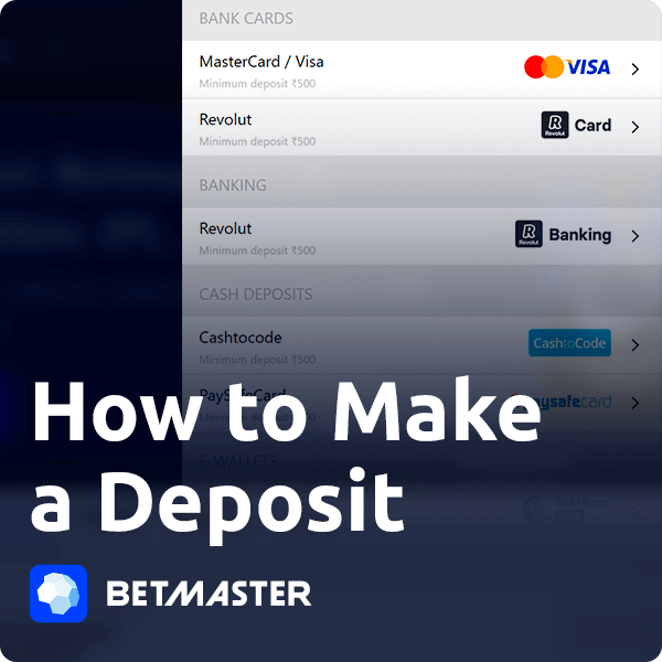 How to make a deposit